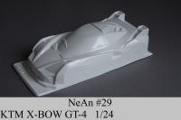 NeAn Кузов "Чайник", KTM X-BOW GT-4, Lexan толщиной 0.25 мм - #29-L