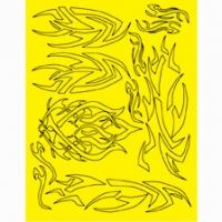 Набор малярных масок PARMA INCA DESIGN, лист 205 х 290 мм - #10813