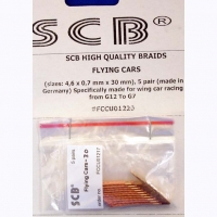 SCB Щётки в токосъёмник FLYING CARS (размеры: 4.6 мм x 0.7 мм x 30 мм), 5 пар - #FCCU01220